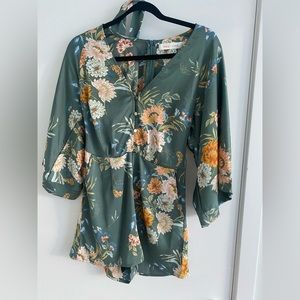 Bishop+young kimono sleeve romper